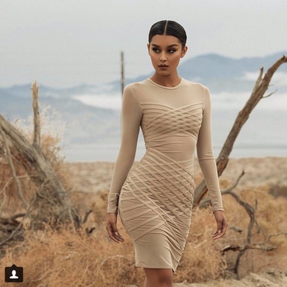 House of CB Dresses & Skirts - House of CB Elliana Mesh Dress NWT Size Medium